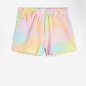 H&M PATTERNED PAPER-BAG SHORTS